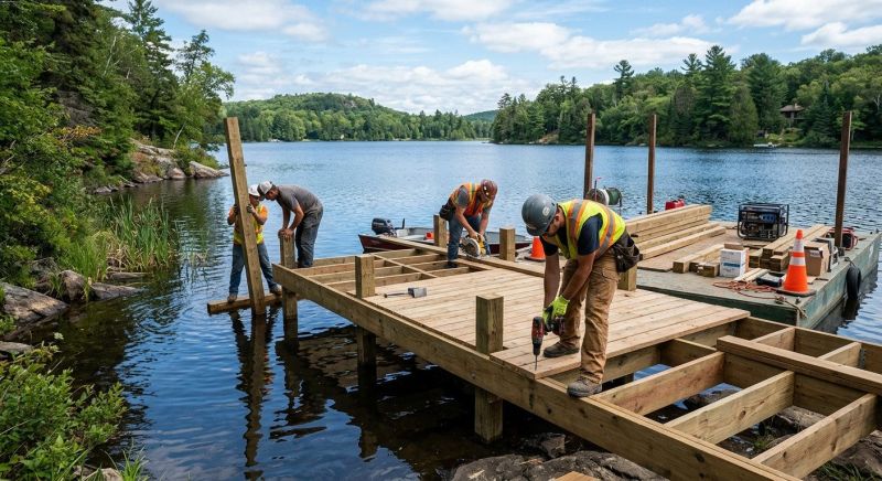 Boat Dock Installation in Overland Park, KS