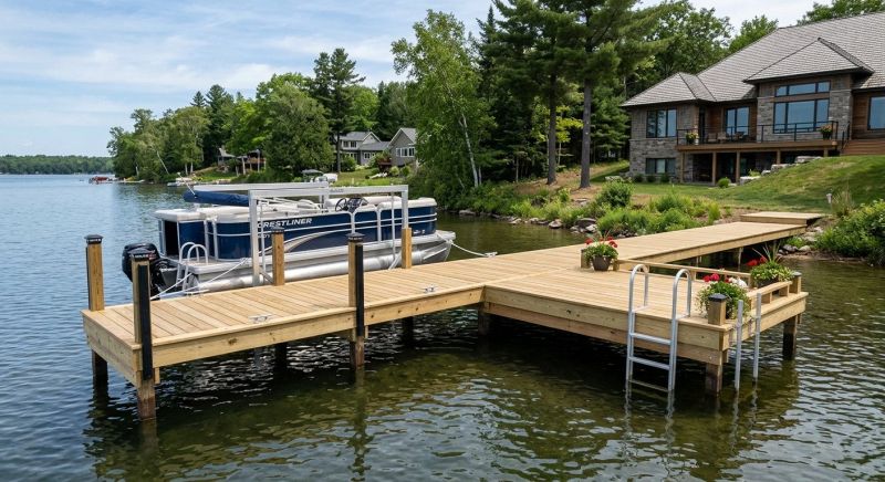 Pond Dock Construction in Olathe, KS