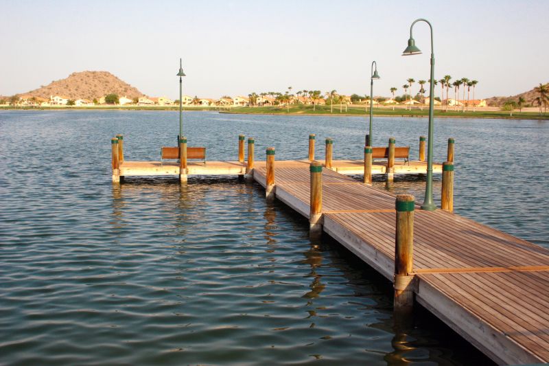 Pond Dock Installation in Overland Park, KS
