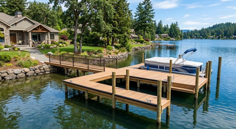 Pond Dock Installation in Kansas City, KS